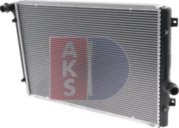 AKS Dasis 040026N - Радиатор, охлаждане на двигателя vvparts.bg