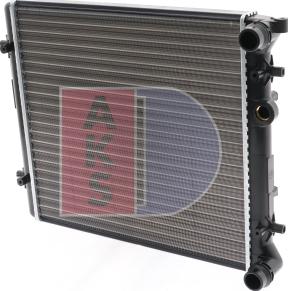 AKS Dasis 040810N - Радиатор, охлаждане на двигателя vvparts.bg