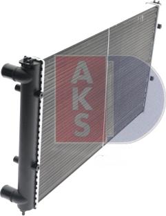 AKS Dasis 040240N - Радиатор, охлаждане на двигателя vvparts.bg