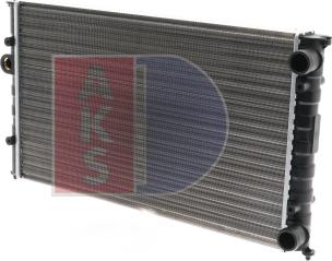 AKS Dasis 040780N - Радиатор, охлаждане на двигателя vvparts.bg