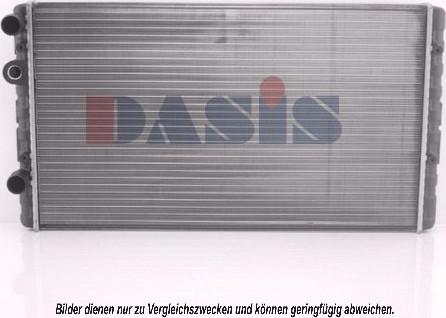 AKS Dasis 041610N - Радиатор, охлаждане на двигателя vvparts.bg