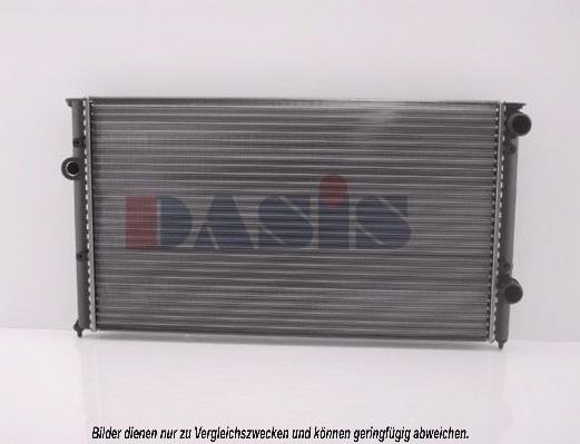 AKS Dasis 041350N - Радиатор, охлаждане на двигателя vvparts.bg
