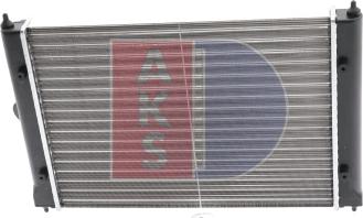 AKS Dasis 041370N - Радиатор, охлаждане на двигателя vvparts.bg