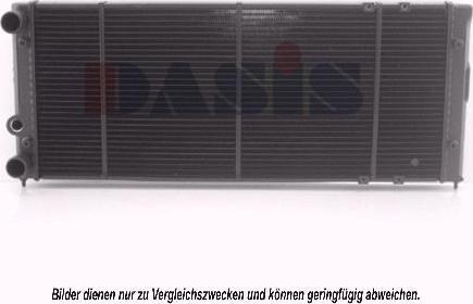 AKS Dasis 041290N - Радиатор, охлаждане на двигателя vvparts.bg