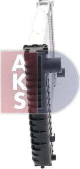 AKS Dasis 050960N - Радиатор, охлаждане на двигателя vvparts.bg