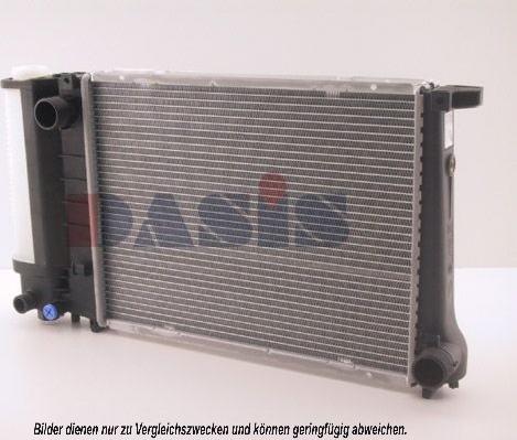 AKS Dasis 050800N - Радиатор, охлаждане на двигателя vvparts.bg
