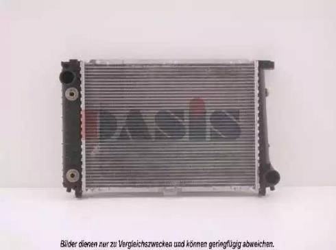 AKS Dasis 051480N - Радиатор, охлаждане на двигателя vvparts.bg