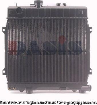 AKS Dasis 051610N - Радиатор, охлаждане на двигателя vvparts.bg