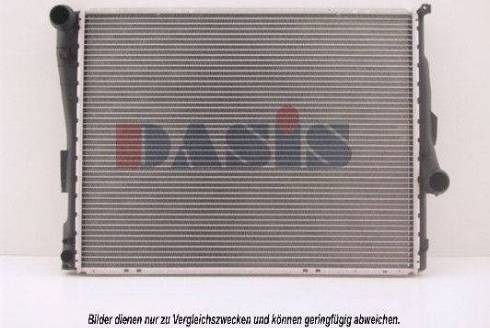 AKS Dasis 051190N - Радиатор, охлаждане на двигателя vvparts.bg