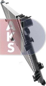 AKS Dasis 060660N - Радиатор, охлаждане на двигателя vvparts.bg