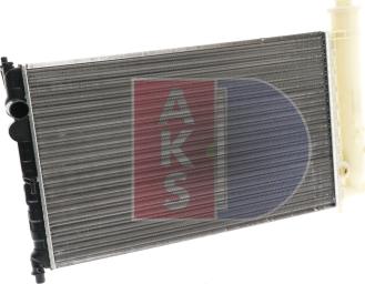 AKS Dasis 060090N - Радиатор, охлаждане на двигателя vvparts.bg