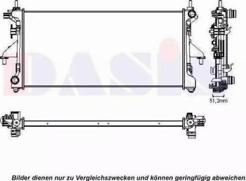 Ava Quality Cooling PE 2309 - Радиатор, охлаждане на двигателя vvparts.bg