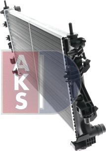 AKS Dasis 060021N - Радиатор, охлаждане на двигателя vvparts.bg