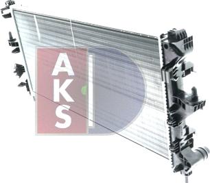 AKS Dasis 060022N - Радиатор, охлаждане на двигателя vvparts.bg