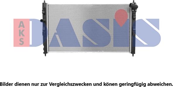 AKS Dasis 060079N - Радиатор, охлаждане на двигателя vvparts.bg