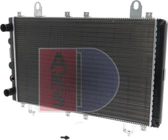 AKS Dasis 060120N - Радиатор, охлаждане на двигателя vvparts.bg