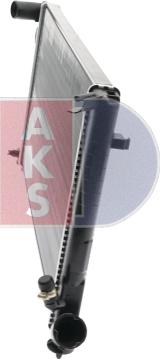 AKS Dasis 061000N - Радиатор, охлаждане на двигателя vvparts.bg
