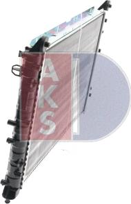 AKS Dasis 010310N - Радиатор, охлаждане на двигателя vvparts.bg