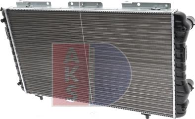 AKS Dasis 080900N - Радиатор, охлаждане на двигателя vvparts.bg