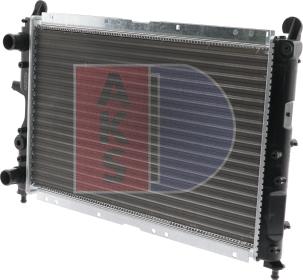 AKS Dasis 080650N - Радиатор, охлаждане на двигателя vvparts.bg