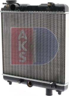 AKS Dasis 080020N - Радиатор, охлаждане на двигателя vvparts.bg