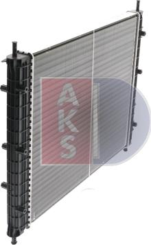 AKS Dasis 081050N - Радиатор, охлаждане на двигателя vvparts.bg