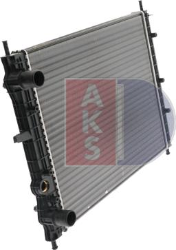 AKS Dasis 081050N - Радиатор, охлаждане на двигателя vvparts.bg