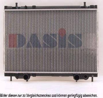 AKS Dasis 081170N - Радиатор, охлаждане на двигателя vvparts.bg