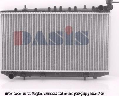 AKS Dasis 070940N - Радиатор, охлаждане на двигателя vvparts.bg