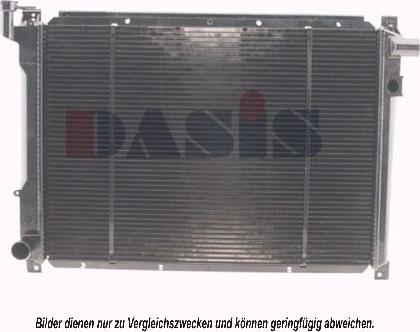 AKS Dasis 070920N - Радиатор, охлаждане на двигателя vvparts.bg