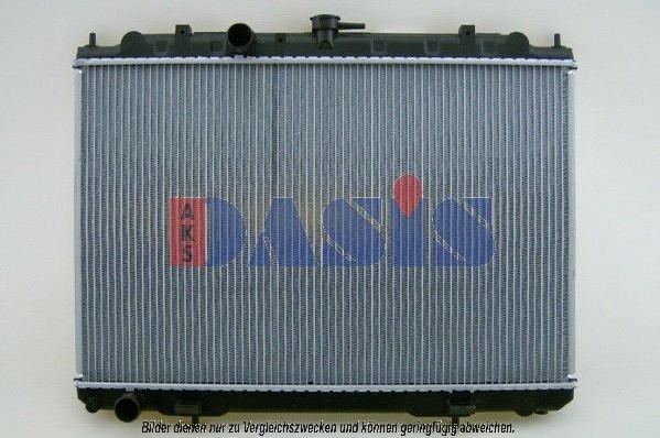 AKS Dasis 070118N - Радиатор, охлаждане на двигателя vvparts.bg