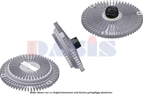 AKS Dasis 078010N - Съединител, вентилатор на радиатора vvparts.bg