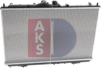 AKS Dasis 140048N - Радиатор, охлаждане на двигателя vvparts.bg