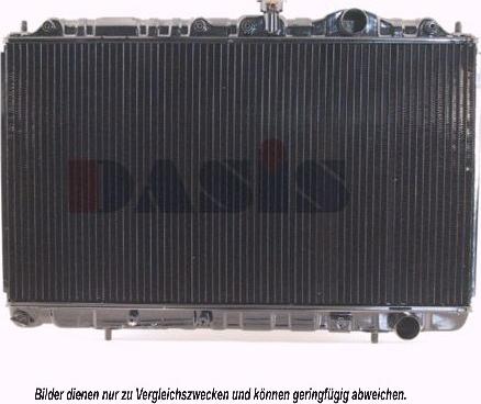 AKS Dasis 140120N - Радиатор, охлаждане на двигателя vvparts.bg