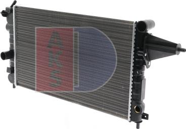 AKS Dasis 150950N - Радиатор, охлаждане на двигателя vvparts.bg