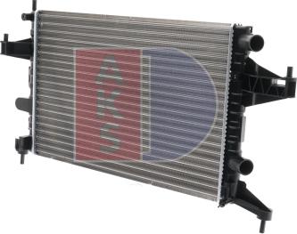 AKS Dasis 150011N - Радиатор, охлаждане на двигателя vvparts.bg