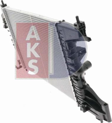 AKS Dasis 150088N - Радиатор, охлаждане на двигателя vvparts.bg