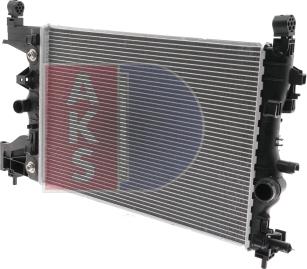 AKS Dasis 150105N - Радиатор, охлаждане на двигателя vvparts.bg