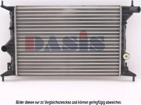 AKS Dasis 150810N - Радиатор, охлаждане на двигателя vvparts.bg