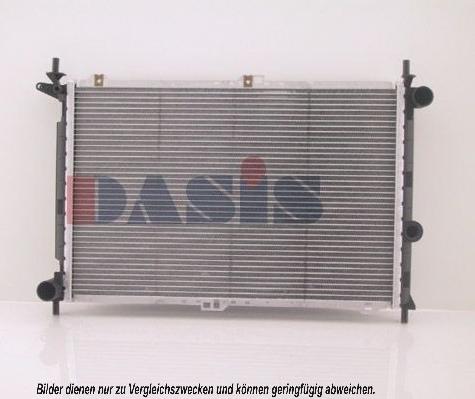 AKS Dasis 150820N - Радиатор, охлаждане на двигателя vvparts.bg