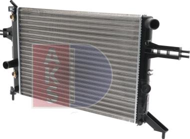 AKS Dasis 151980N - Радиатор, охлаждане на двигателя vvparts.bg