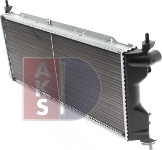 AKS Dasis 151620N - Радиатор, охлаждане на двигателя vvparts.bg