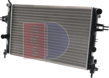 AKS Dasis 151670N - Радиатор, охлаждане на двигателя vvparts.bg