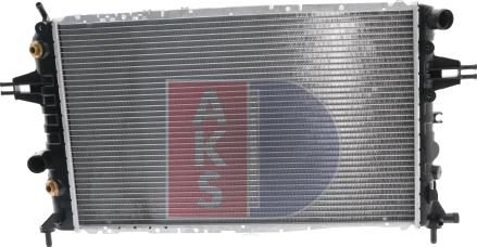 AKS Dasis 151860N - Радиатор, охлаждане на двигателя vvparts.bg