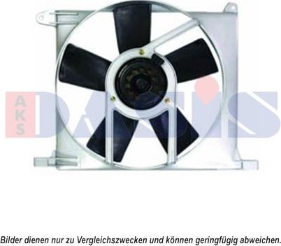 AKS Dasis 158300N - Вентилатор, охлаждане на двигателя vvparts.bg
