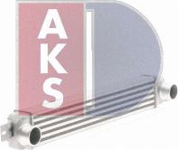 AKS Dasis 157022N - Интеркулер (охладител за въздуха на турбината) vvparts.bg