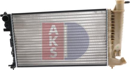 AKS Dasis 160025N - Радиатор, охлаждане на двигателя vvparts.bg