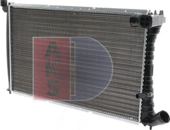 AKS Dasis 160350N - Радиатор, охлаждане на двигателя vvparts.bg