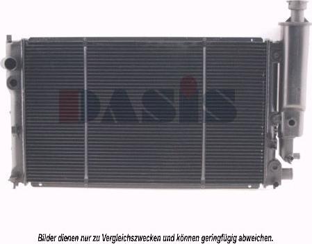 AKS Dasis 160710N - Радиатор, охлаждане на двигателя vvparts.bg
