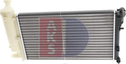 AKS Dasis 161200N - Радиатор, охлаждане на двигателя vvparts.bg
